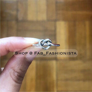 James Avery Heart Knot Ring Sterling Silver size 6.5